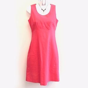 Chadwicks I Pink Linen Sheath Dress